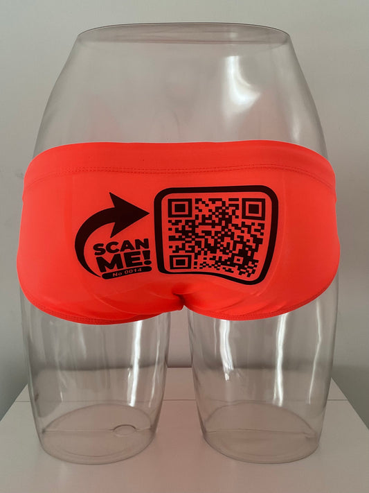 MyQRswimbath®-no0014-sizeM-brandmarkADDICTED-colorNEON ORANGE 69€