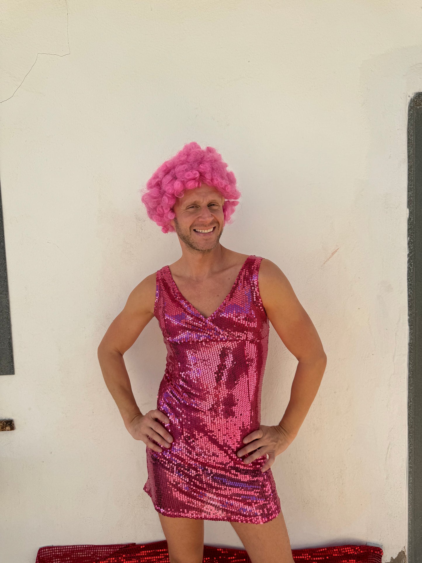 MyCarnaval®-00-TENUES-ENTIERES- pink afro flash girl