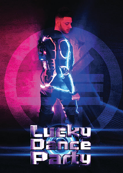 MyDance®Party-Poster Lucky® Dance Party (Costume neon edition)